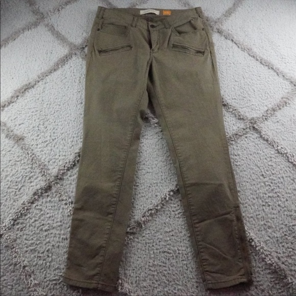 Pilcro and the Letterpress Pants - Pilcro and the Letterpress ankle zip jeans